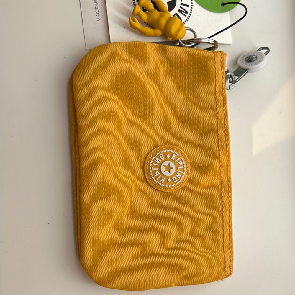 Kipling Yellow Coin Purse
